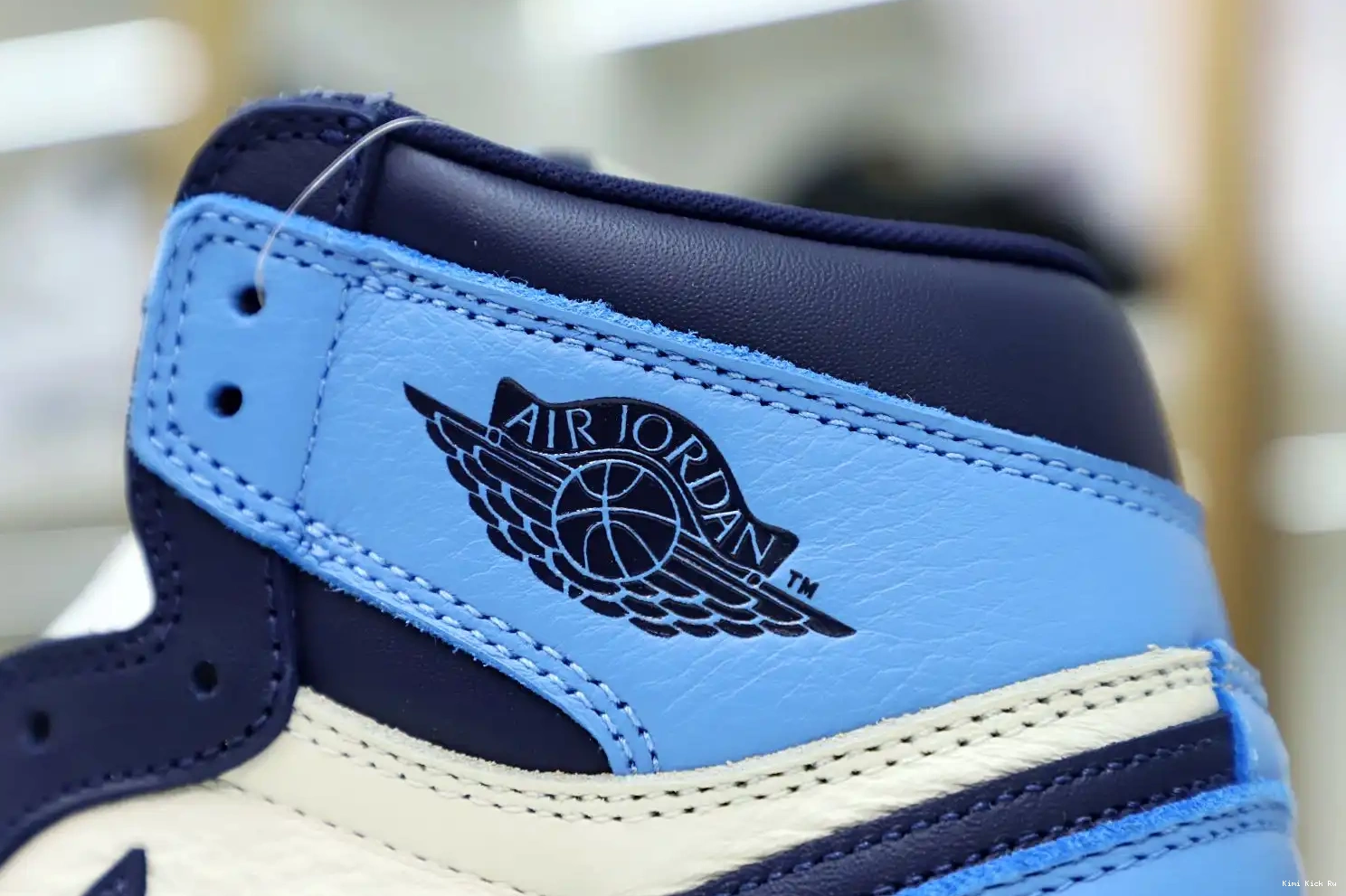 JORDAN OG 'OBSIDIAN' 1 AIR HIGH RETRO Kimikick 0724